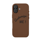 Custom Engraved PU Leather Phone Case