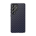 Navy Polka Dots Phone Case