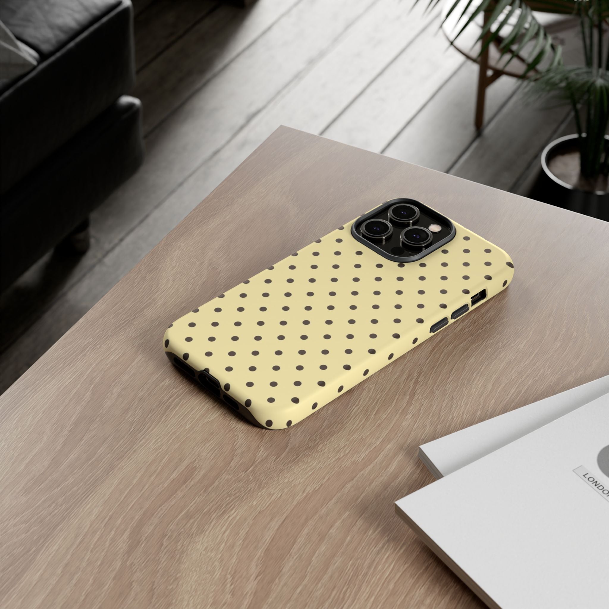 Yellow Polka Dot  Phone Case