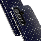 Navy Polka Dots Phone Case