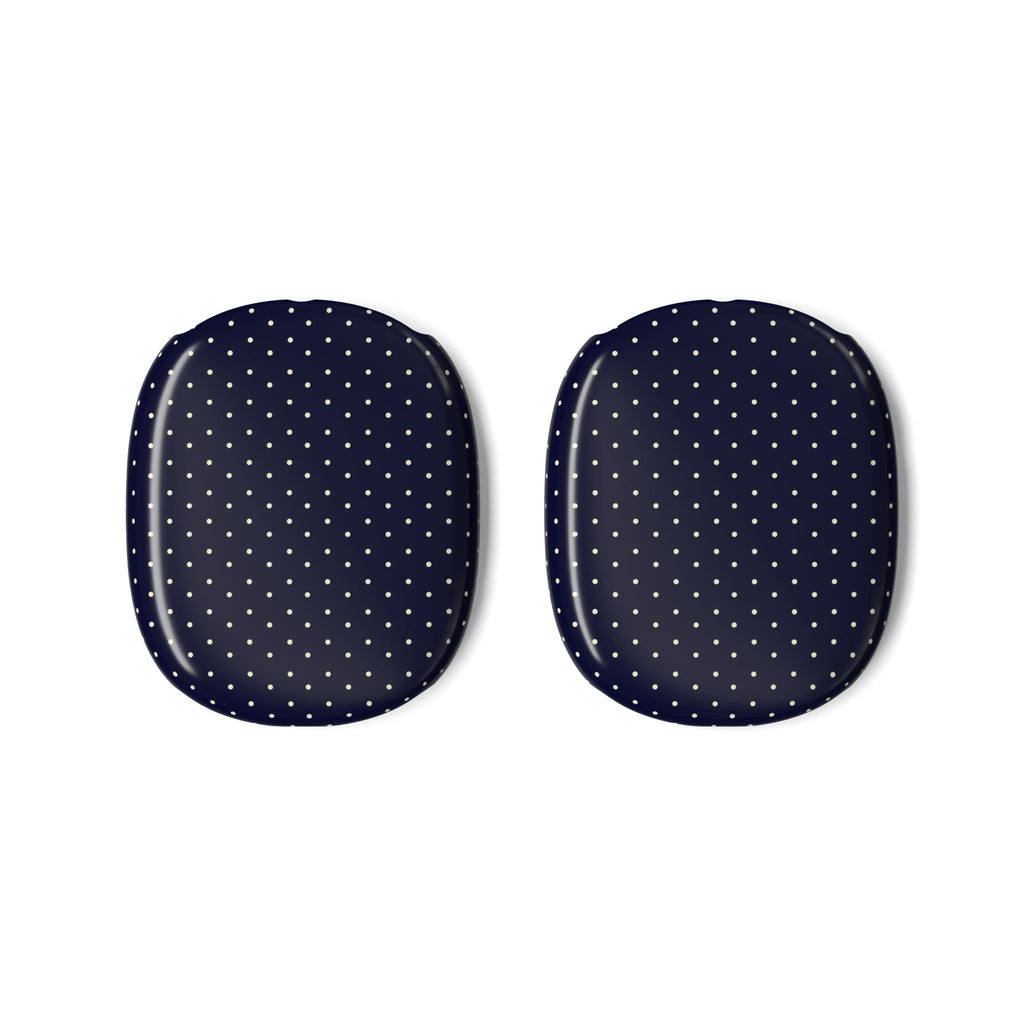 Navy Polka Dots AirPods Max Case