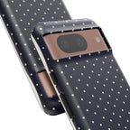 Navy Polka Dots Phone Case
