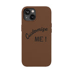 Custom Engraved PU Leather Phone Case