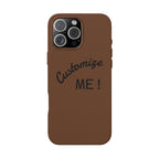 Custom Engraved PU Leather Phone Case
