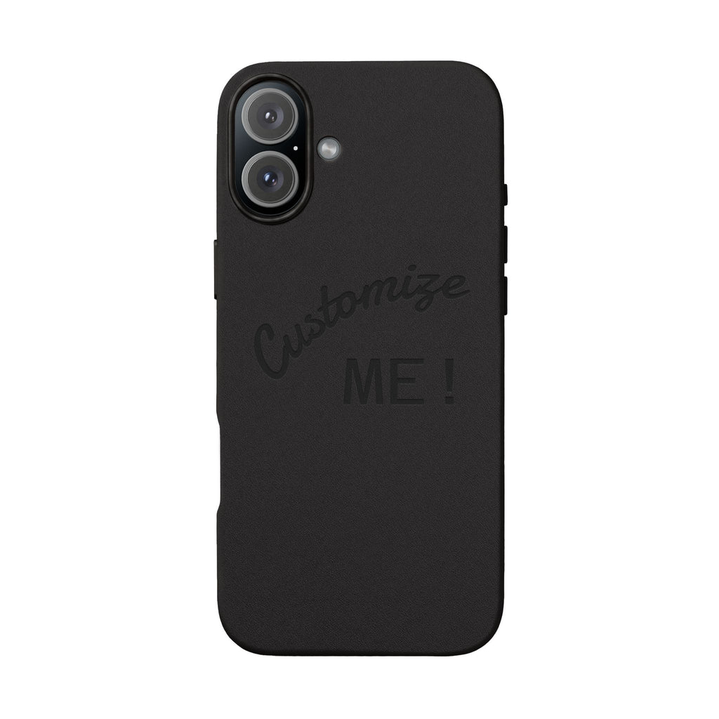 Custom Engraved PU Leather Phone Case