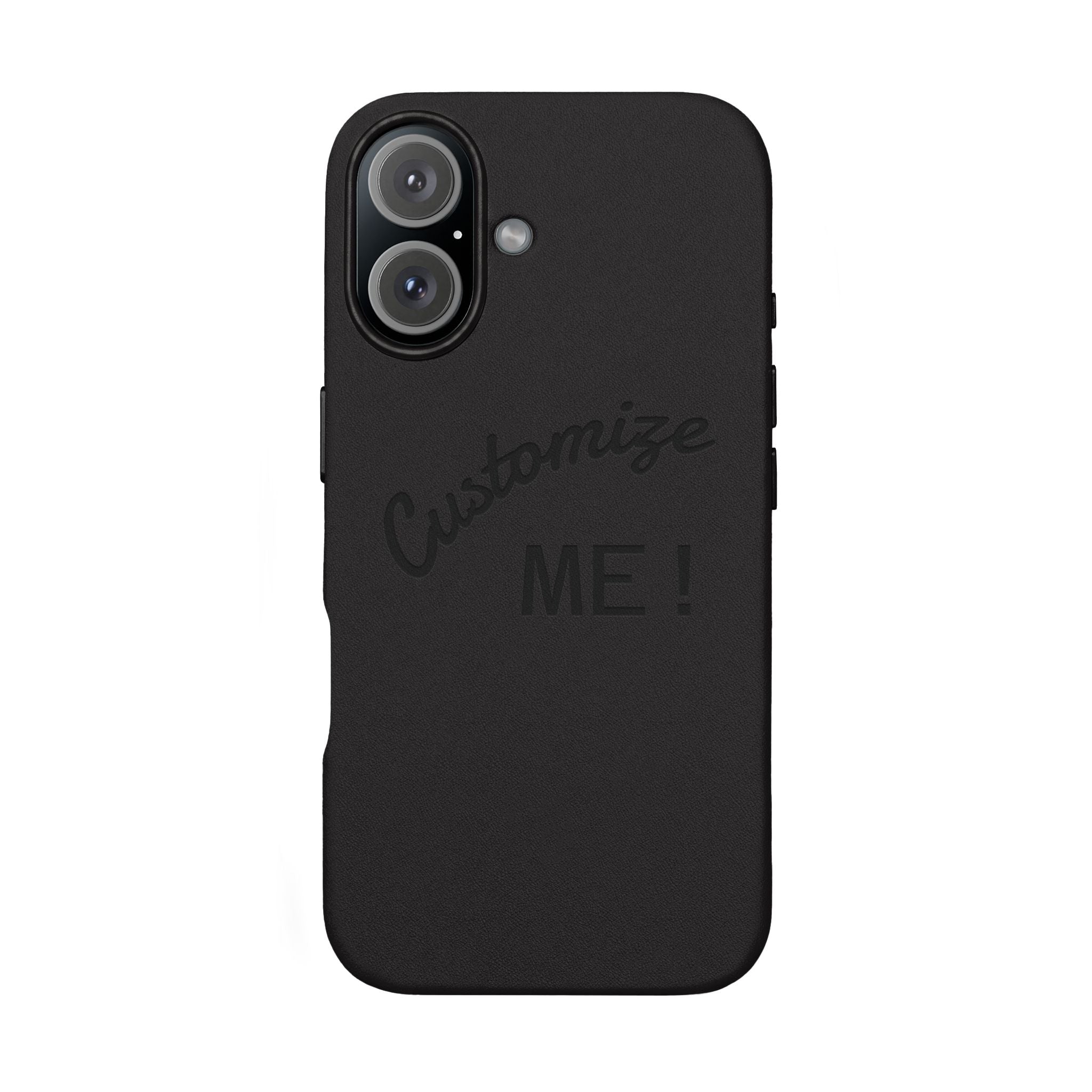 Custom Engraved PU Leather Phone Case