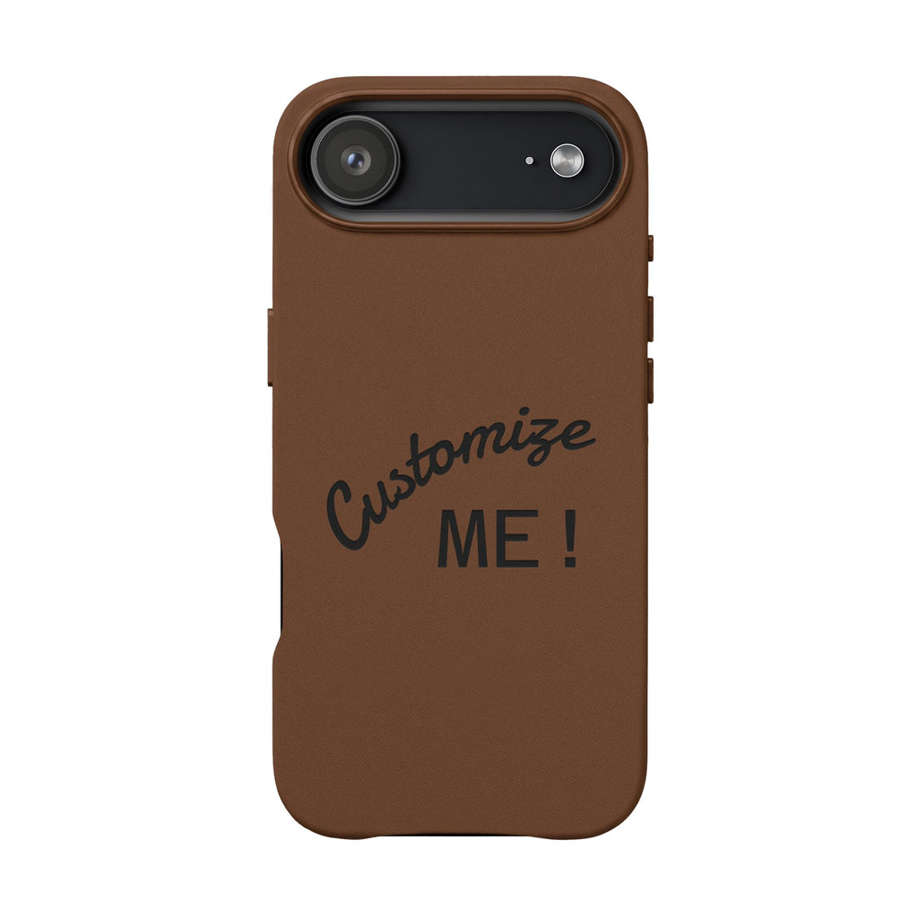Custom Engraved PU Leather Phone Case