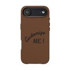 Custom Engraved PU Leather Phone Case