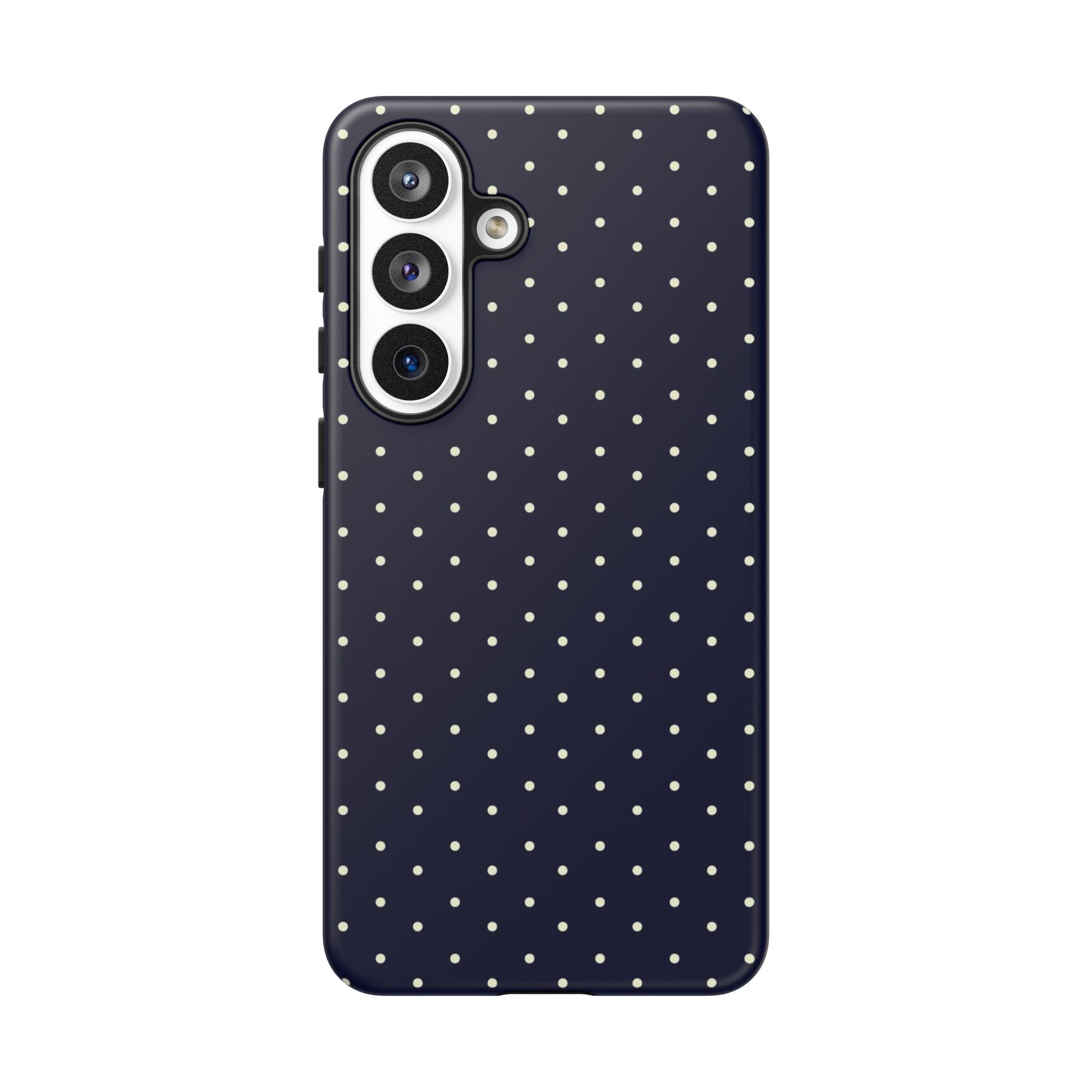Navy Polka Dots Phone Case