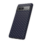 Navy Polka Dots Phone Case