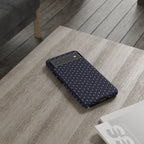 Navy Polka Dots Phone Case