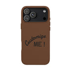 Custom Engraved PU Leather Phone Case