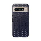 Navy Polka Dots Phone Case