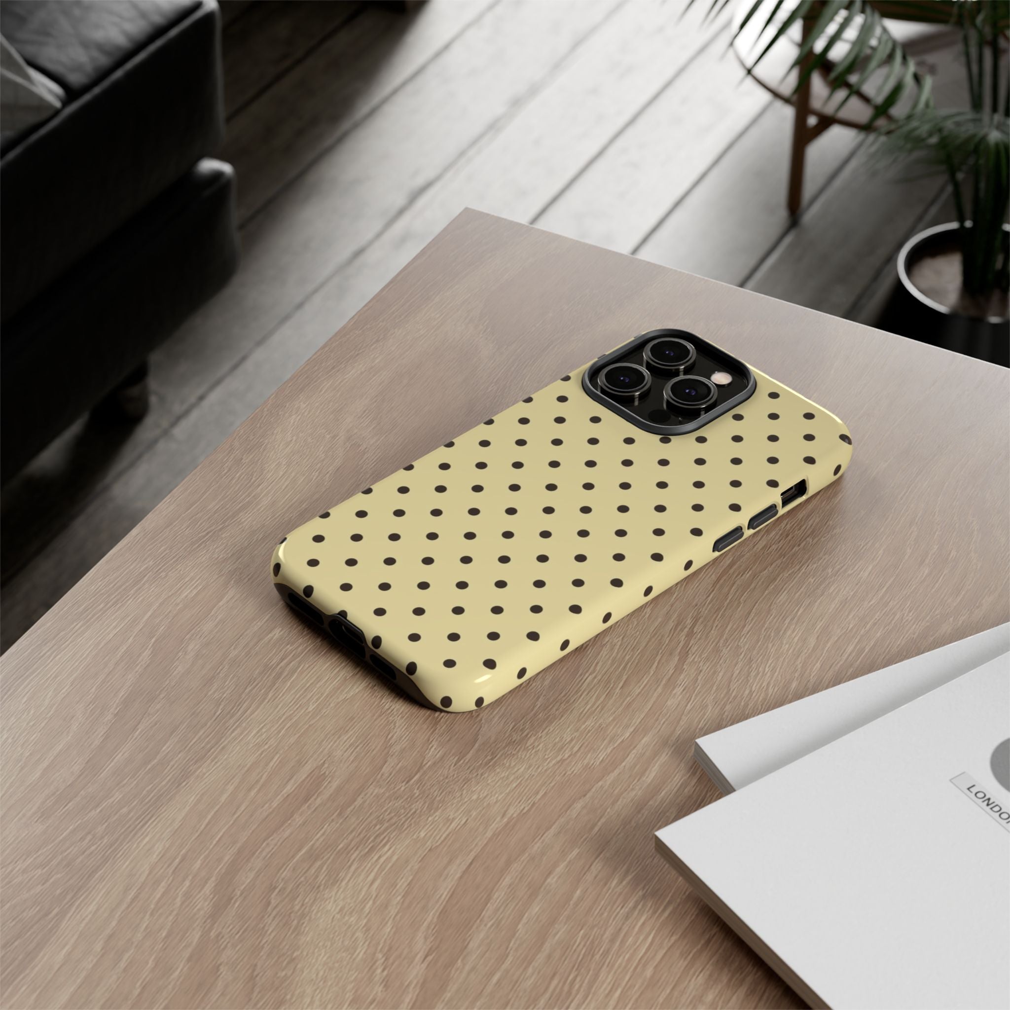 Yellow Polka Dot  Phone Case