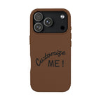 Custom Engraved PU Leather Phone Case