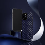 Navy Polka Dots Phone Case