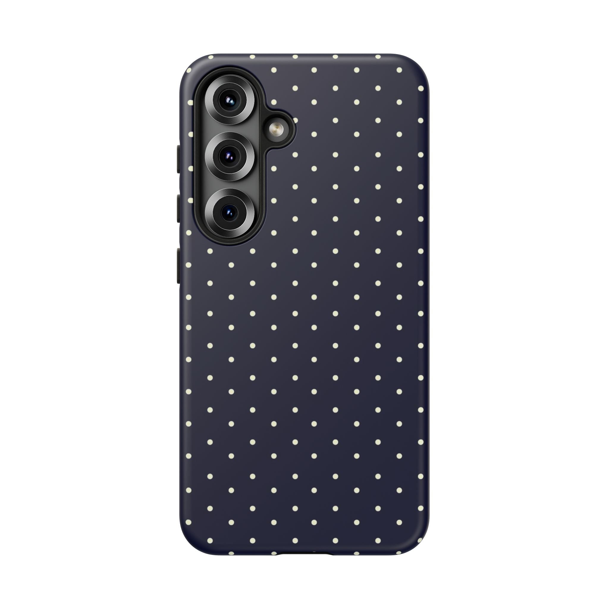 Navy Polka Dots Phone Case