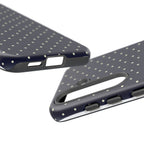 Navy Polka Dots Phone Case