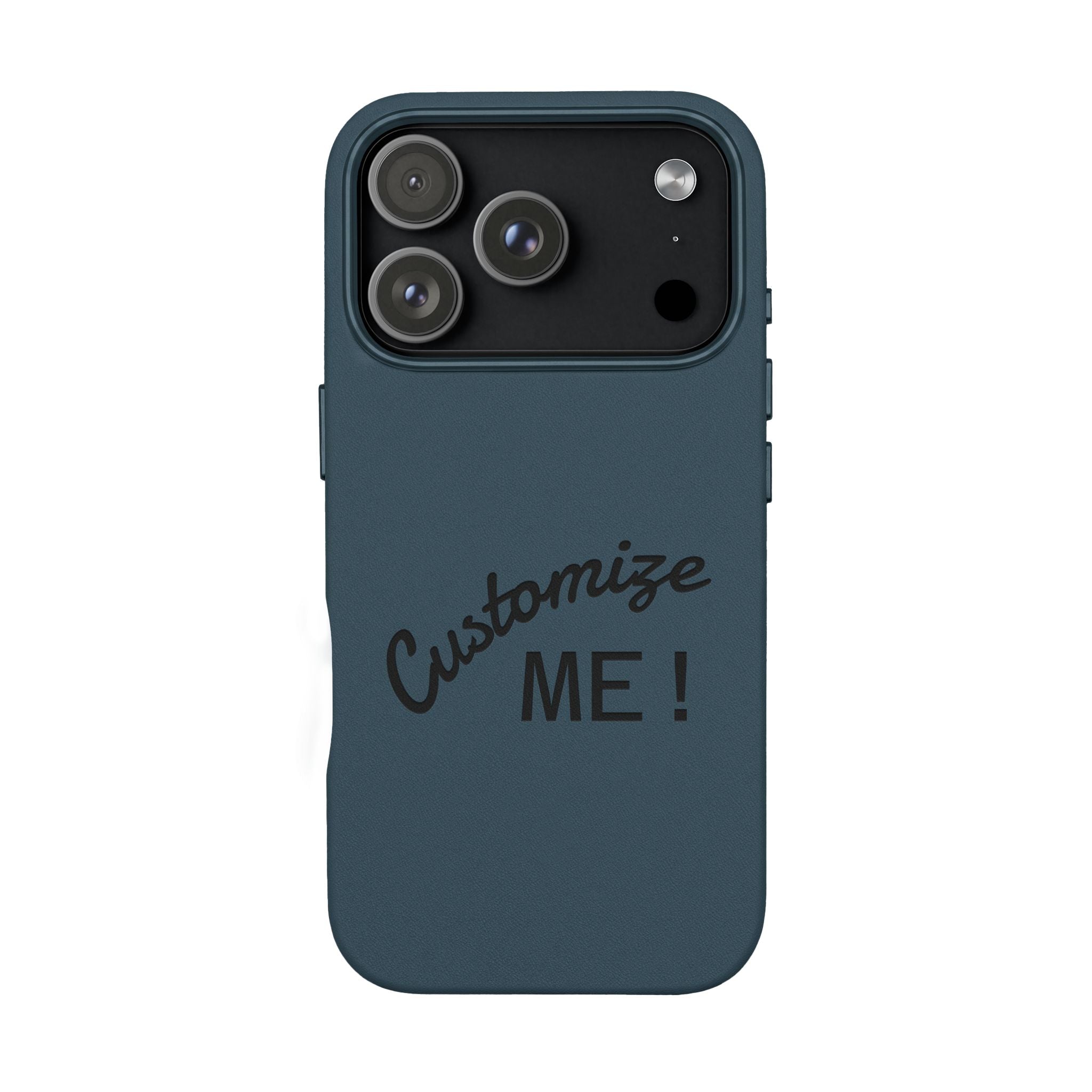 Custom Engraved PU Leather Phone Case