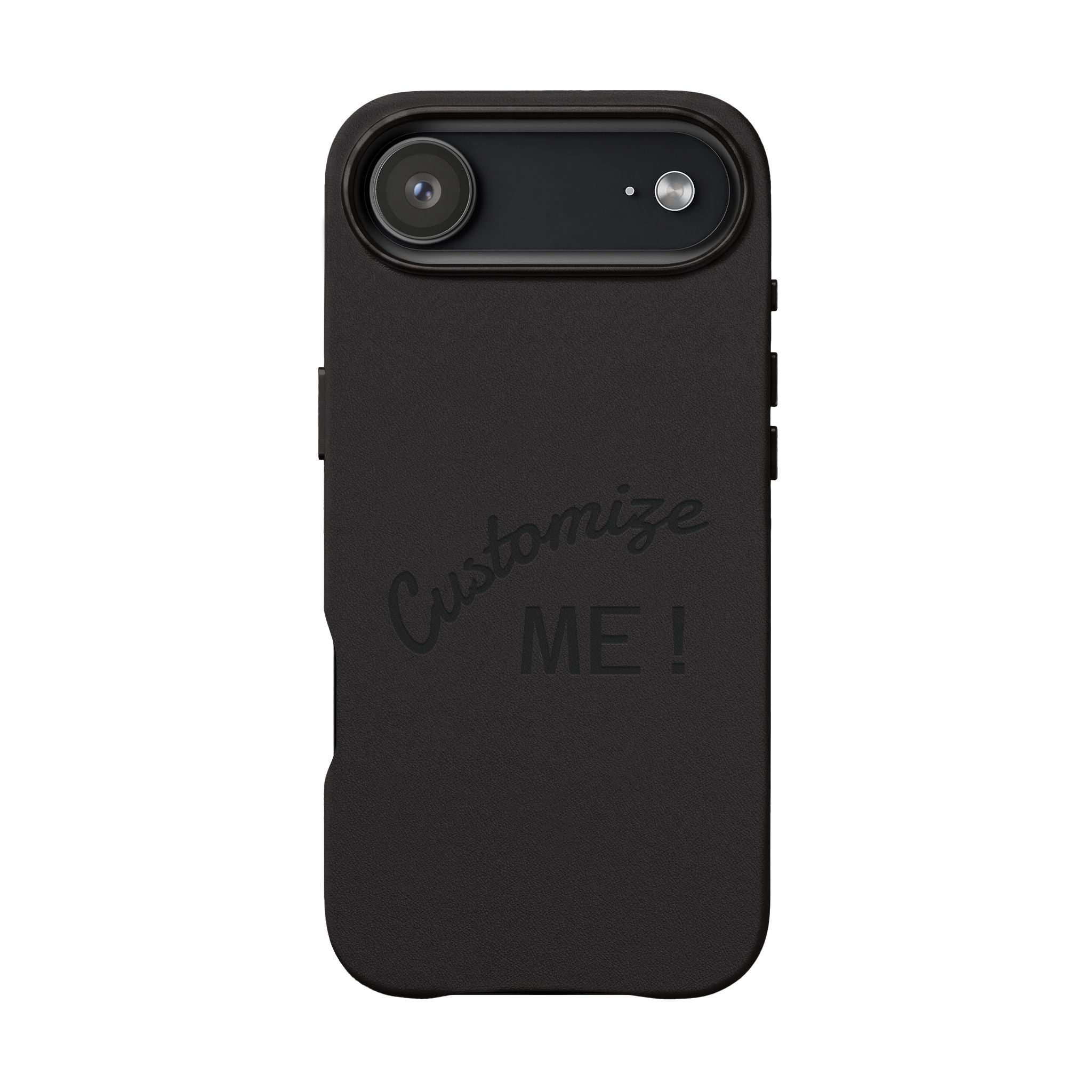 Custom Engraved PU Leather Phone Case