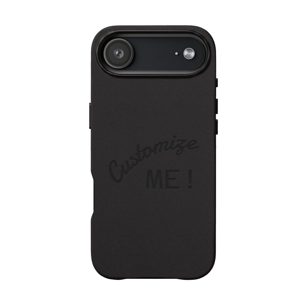 Custom Engraved PU Leather Phone Case