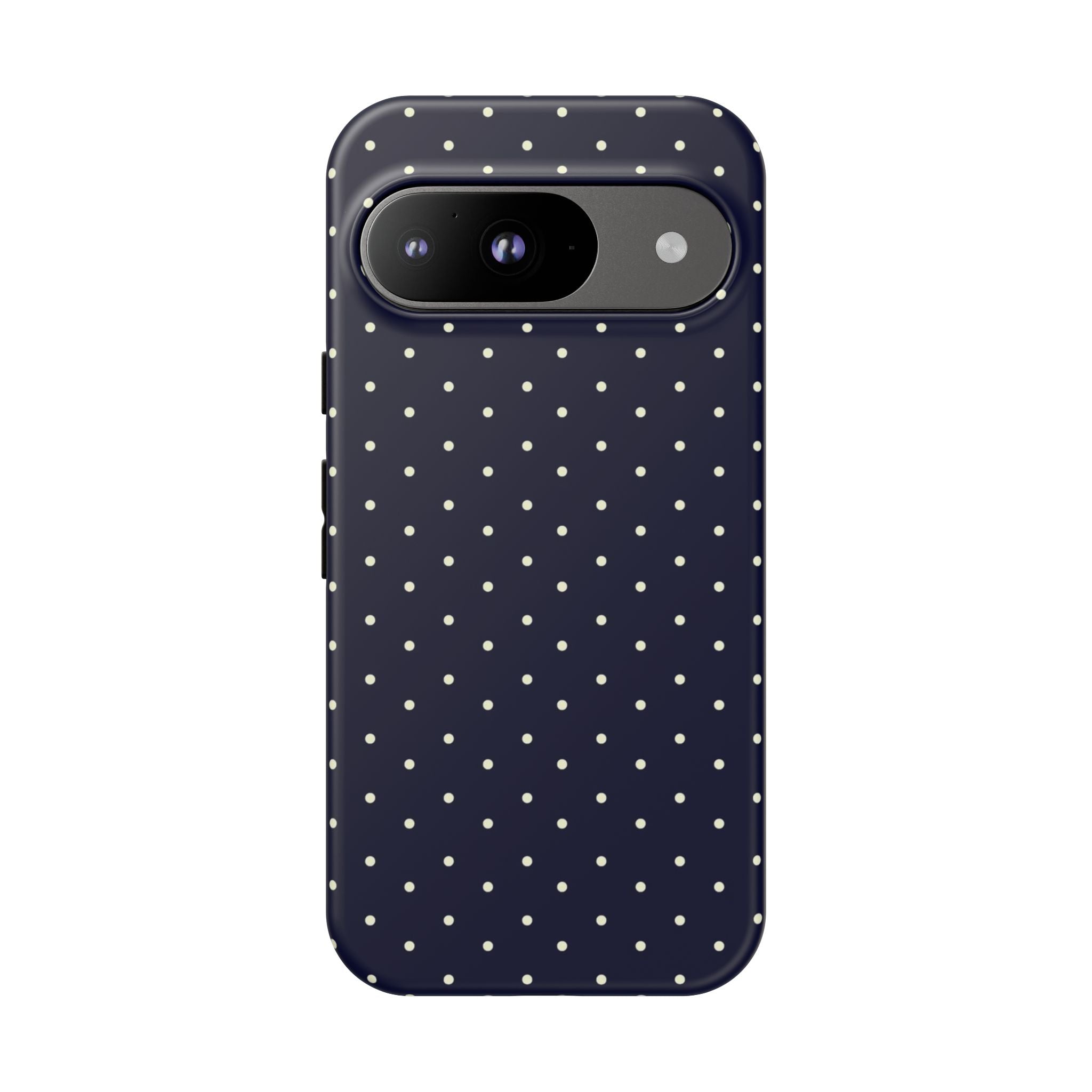 Navy Polka Dots Phone Case