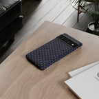 Navy Polka Dots Phone Case