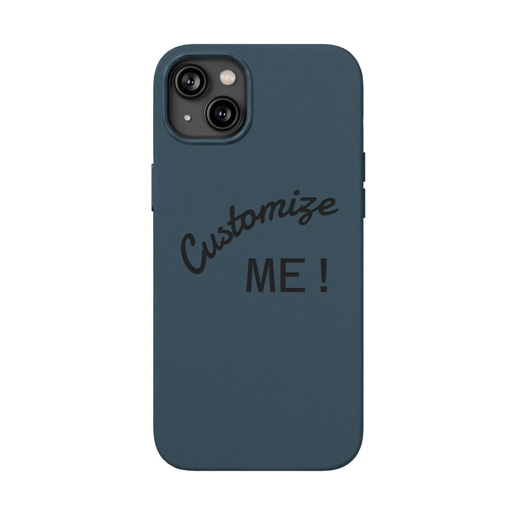 Custom Engraved PU Leather Phone Case