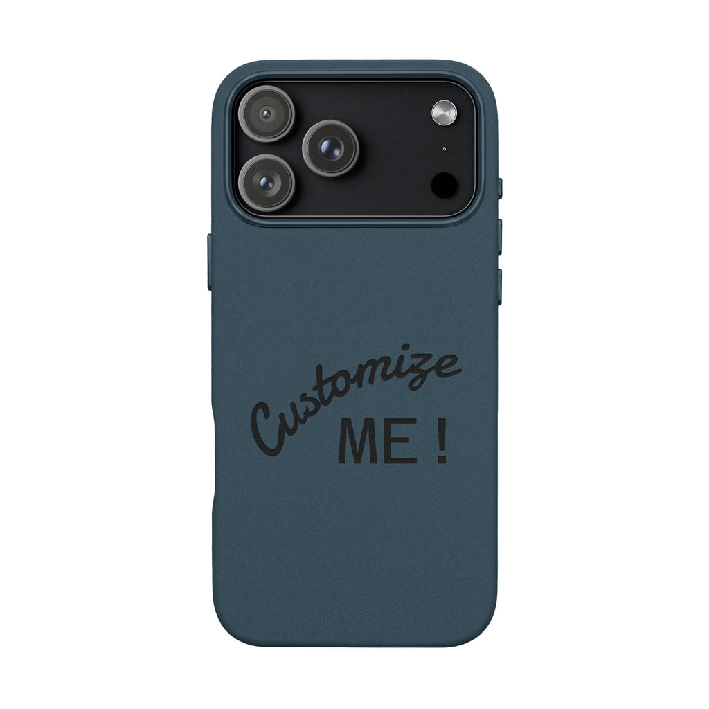 Custom Engraved PU Leather Phone Case