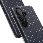 Navy Polka Dots Phone Case