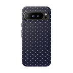 Navy Polka Dots Phone Case