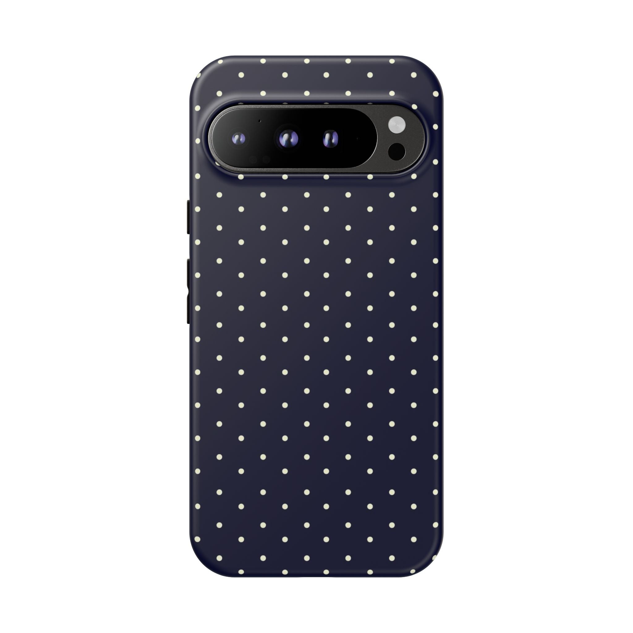 Navy Polka Dots Phone Case
