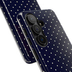 Navy Polka Dots Phone Case