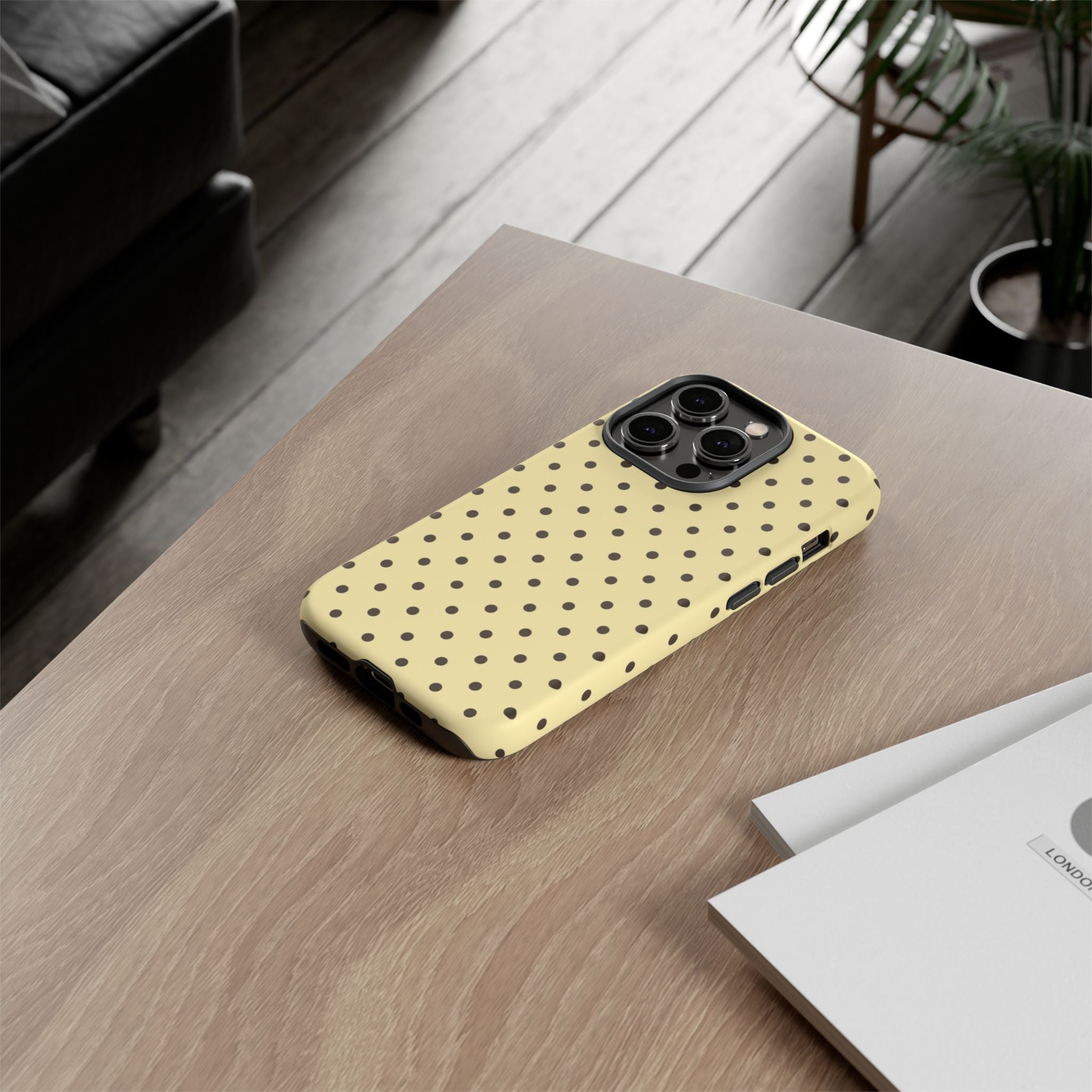 Yellow Polka Dot  Phone Case