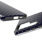 Navy Polka Dots Phone Case