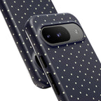Navy Polka Dots Phone Case