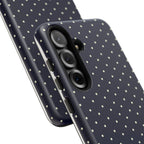 Navy Polka Dots Phone Case