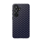 Navy Polka Dots Phone Case