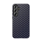 Navy Polka Dots Phone Case