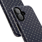 Navy Polka Dots Phone Case