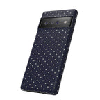 Navy Polka Dots Phone Case