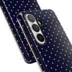 Navy Polka Dots Phone Case