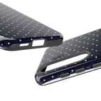 Navy Polka Dots Phone Case
