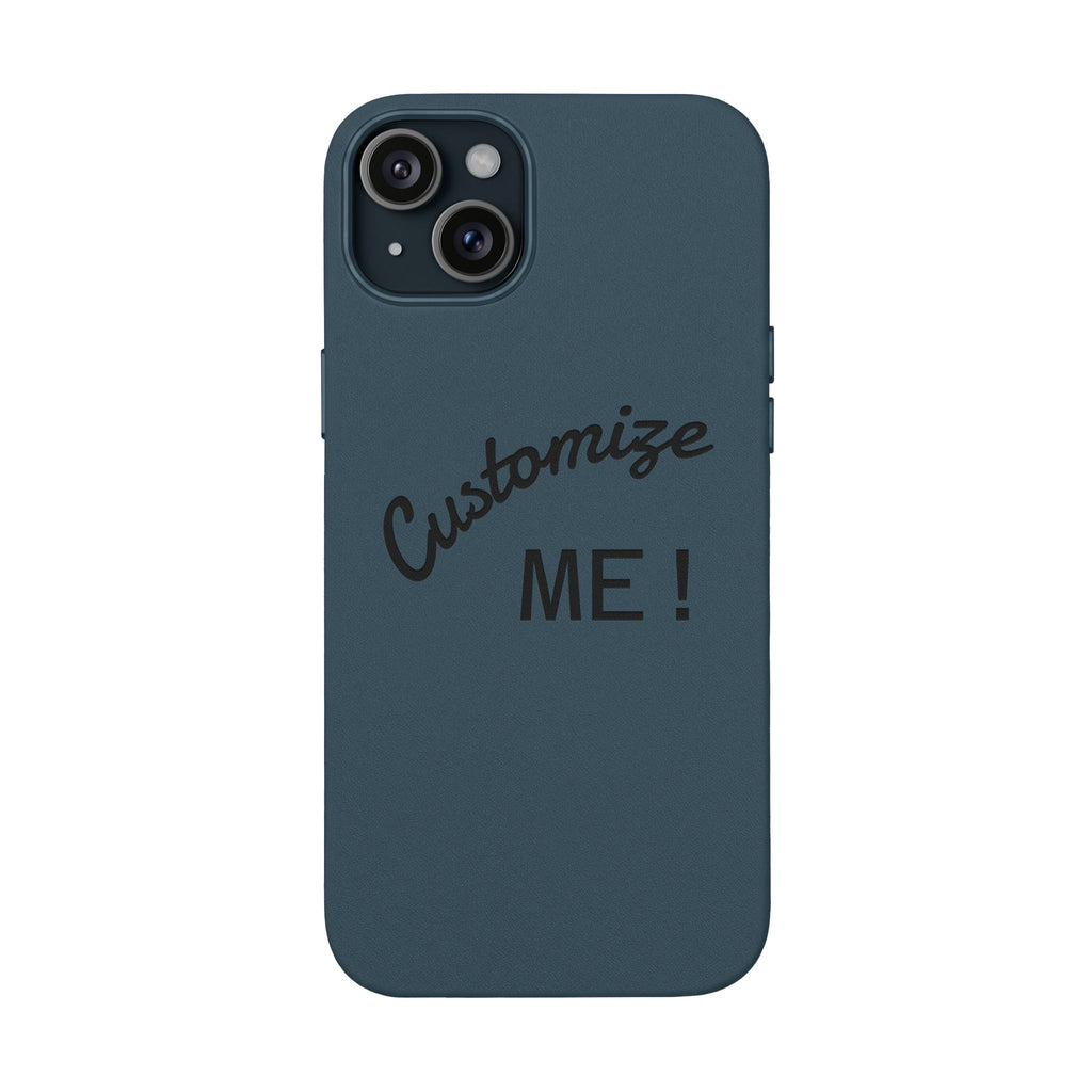 Custom Engraved PU Leather Phone Case