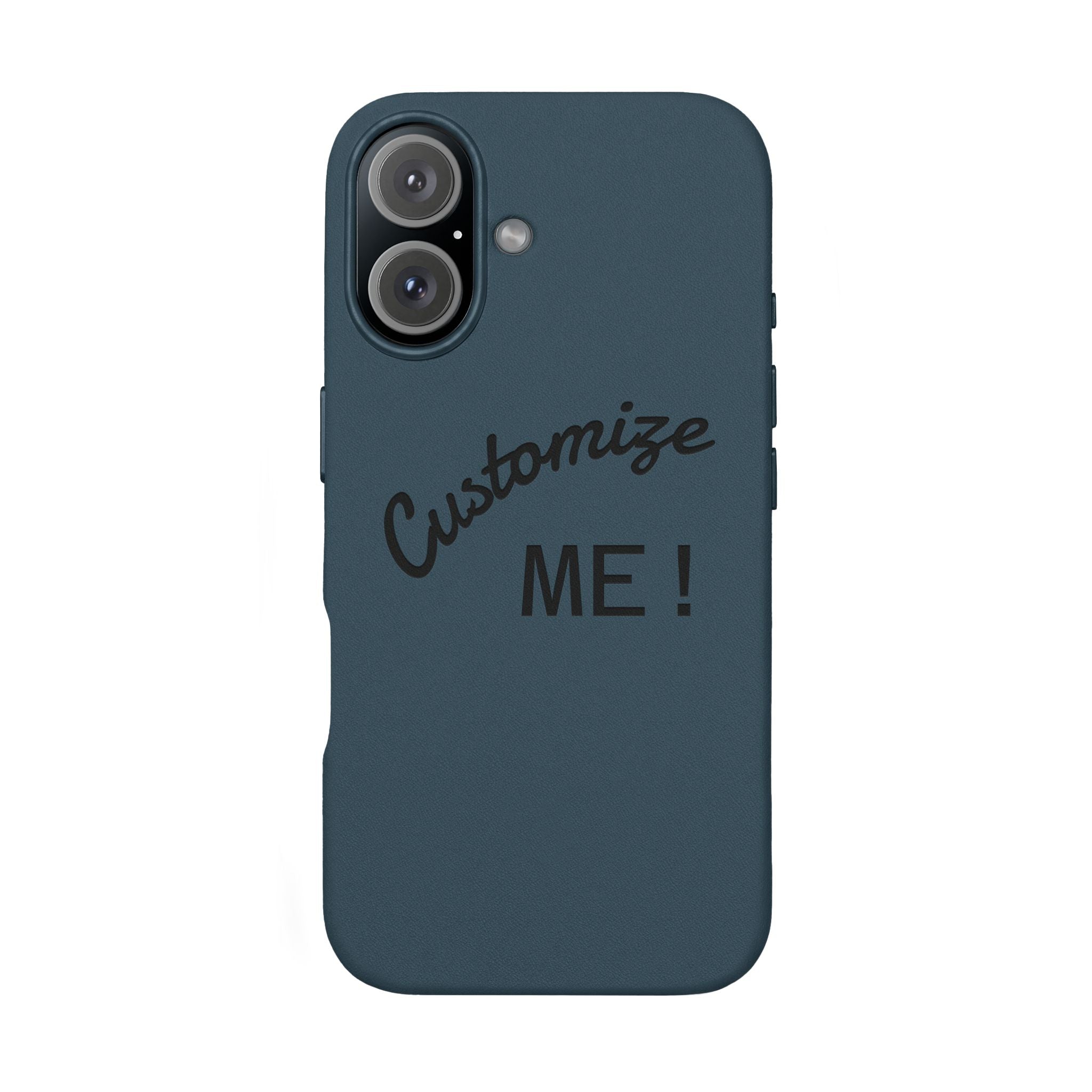 Custom Engraved PU Leather Phone Case