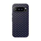 Navy Polka Dots Phone Case