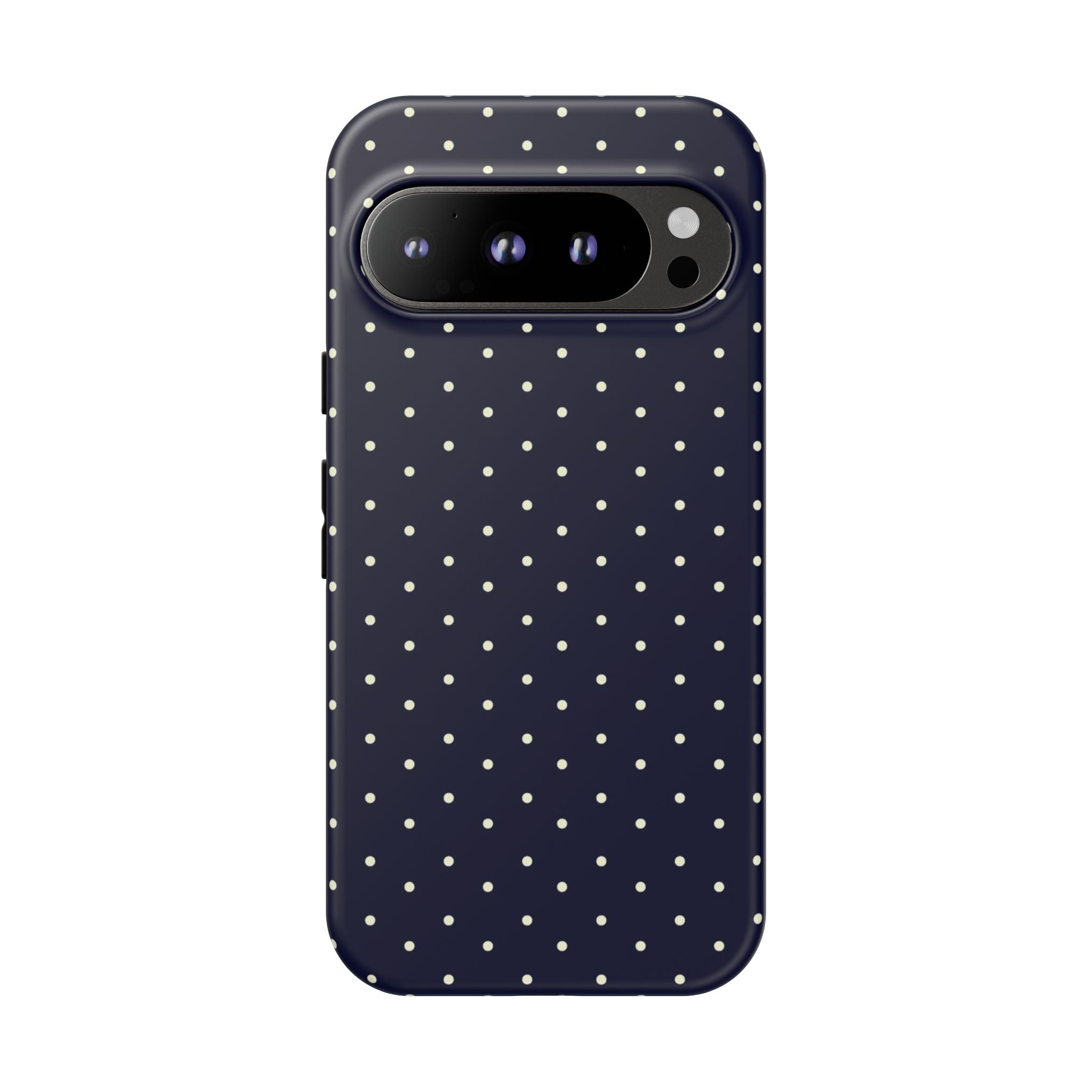 Navy Polka Dots Phone Case