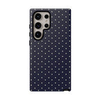 Navy Polka Dots Phone Case