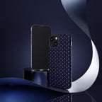 Navy Polka Dots Phone Case