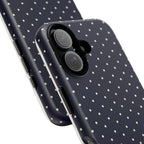 Navy Polka Dots Phone Case